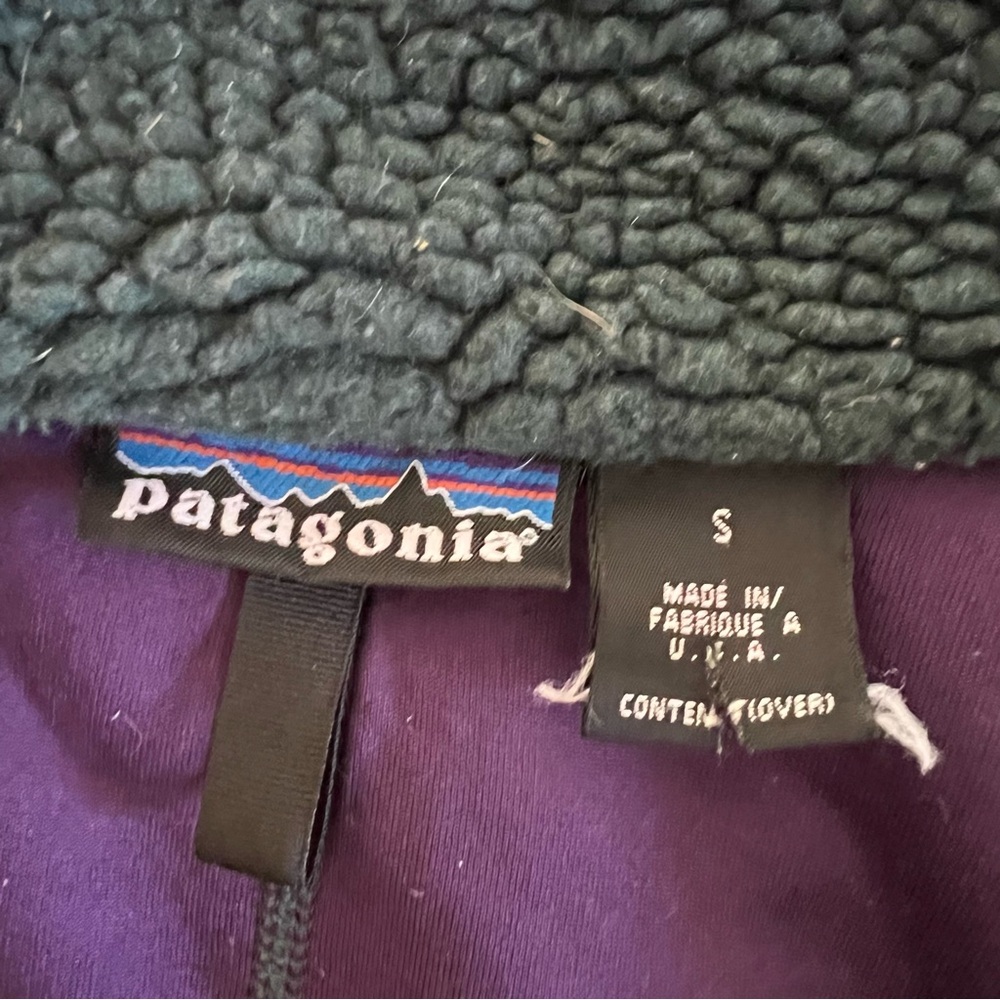 Vintage cropped patagonia fleece jacket - Picture 3 of 6